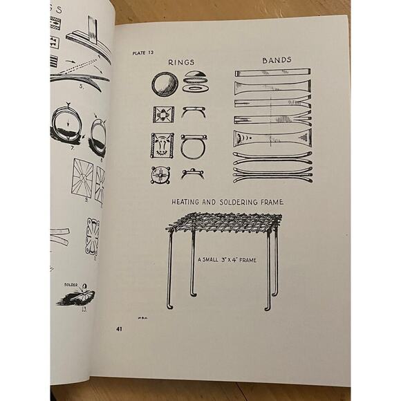 Indian Silver smithing by W. Ben Hunt. 1975 8th printing. over size soft cover - Picture 3 of 6